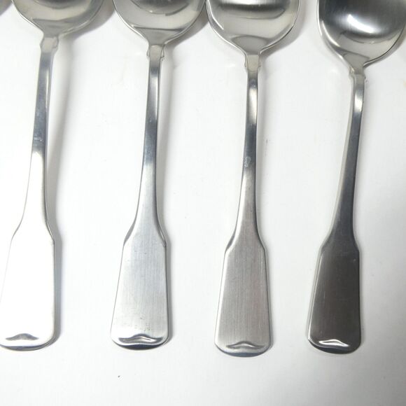 American Colonial Oneida Cube 72pc Flatware Set Stainless Forks Spoons - Picture 12 of 16